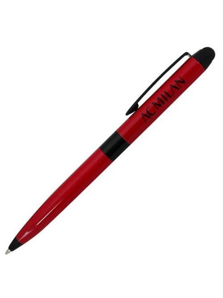 Penna touch rossa con particolare nero AC MILAN